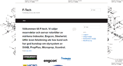 Desktop Screenshot of f-tech.se